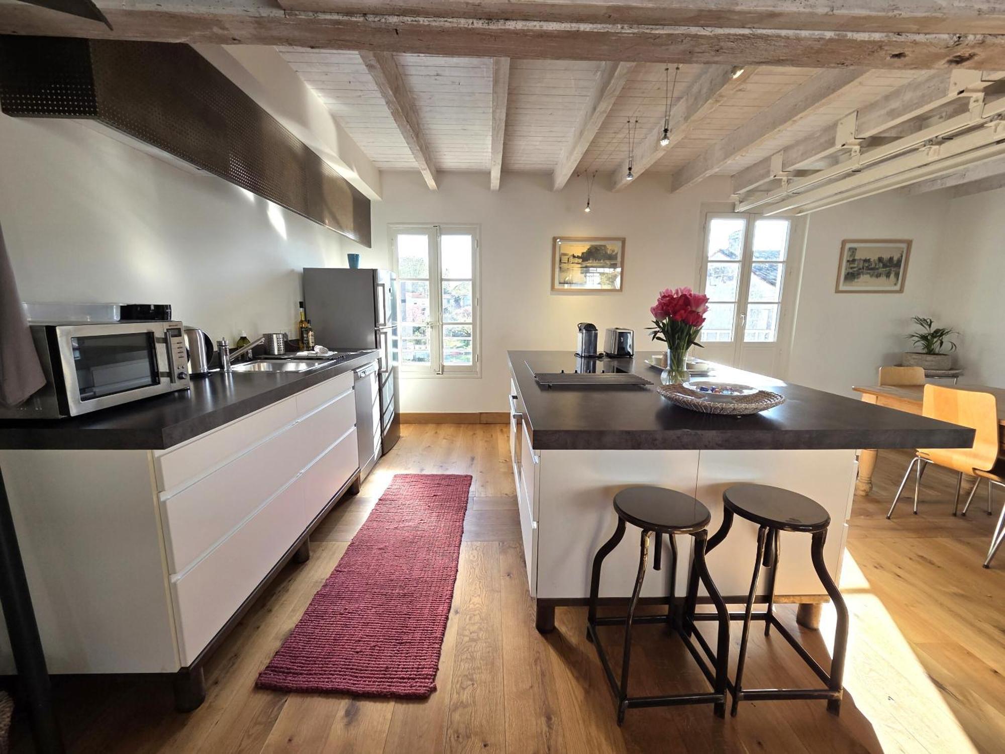 Apartament Quai 3 Loft Moderne Et Lumineux Les Pieds Dans L'Eau Jarnac Zewnętrze zdjęcie